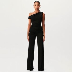 Ember Asymmetrical Coton Set Black