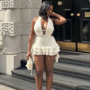 Sweet Fresh Summer New Women's A- Line Mini Dress