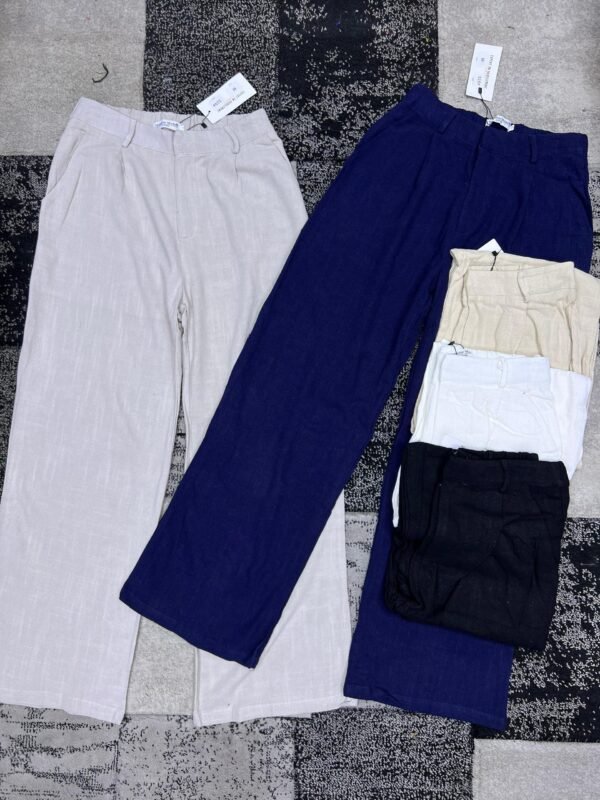 Women Linen Trouser - Image 2