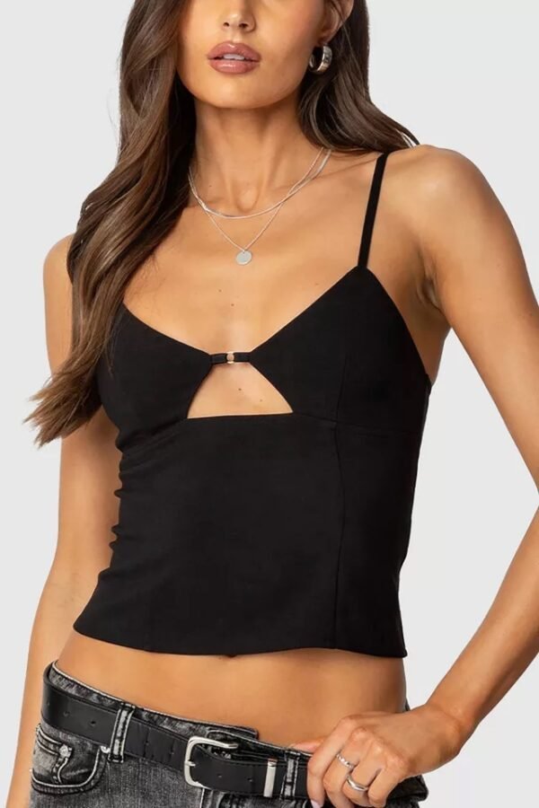 Zara Cut Out Stretchy Top