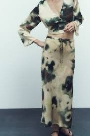 Zara Tie Dye Maxi Skirt