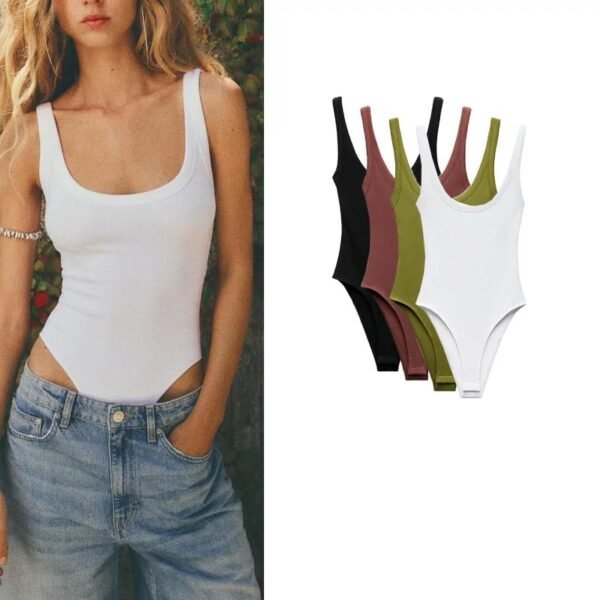 Bodysuit En Coton Gainant
